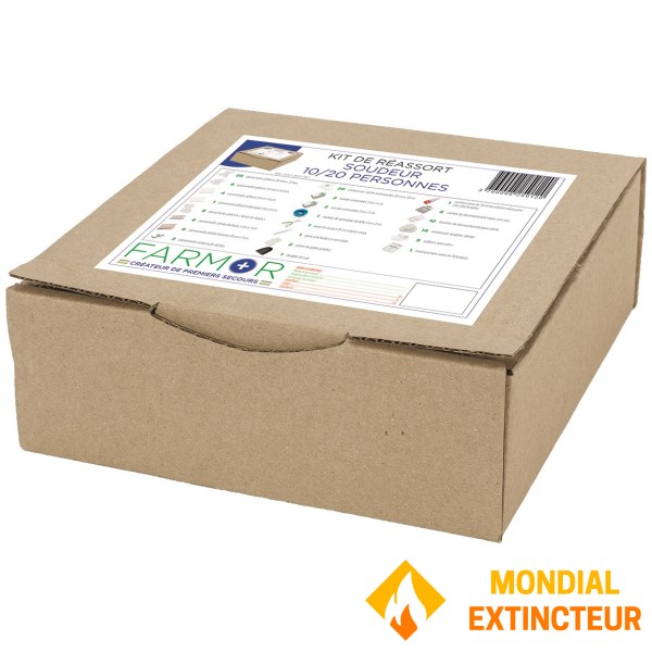 Kit untuk lemari pertolongan pertama "tukang las" 10/20 orang