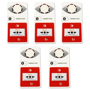 Paket 5 alarm kebakaran Tipe 4 dengan Flash - NF S32-001 kelas B