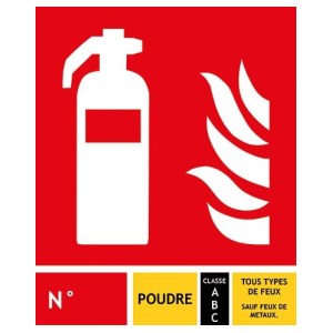 Panel bubuk PVC 20 x 24 cm - Kelas ABC