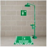 Papan nama lantai Pancuran pengaman - W.800 x H.400 mm