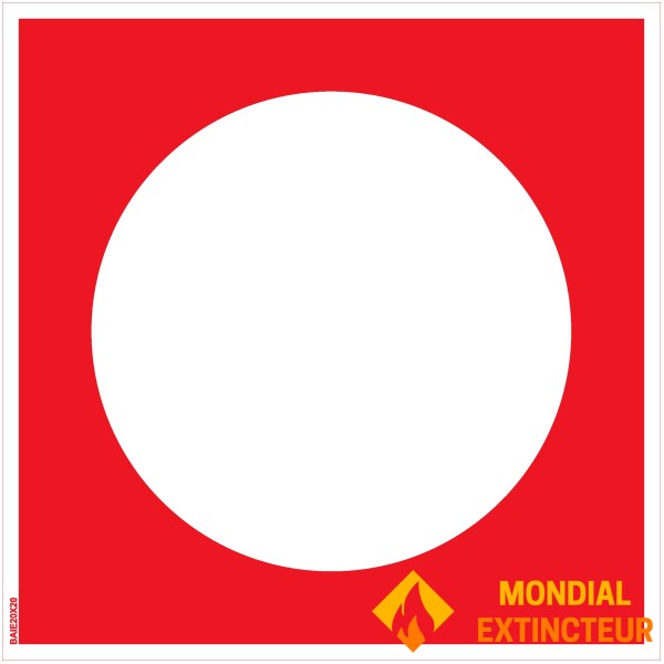 Tanda TELUK YANG DAPAT DIKUNJUNGI - PVC - 30x30 cm