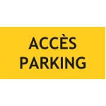 Tanda akses tempat parkir - W.200 x H.100 mm
