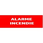 20 Pannelli "di allarme antincendio" 200 mm x 60 mm