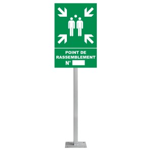 Asta di montaggio telescopica in acciaio zincato da 1M20 a 1M80