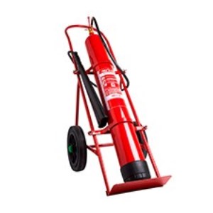 Carrello porta estintore per estintore Co2 da 5 kg