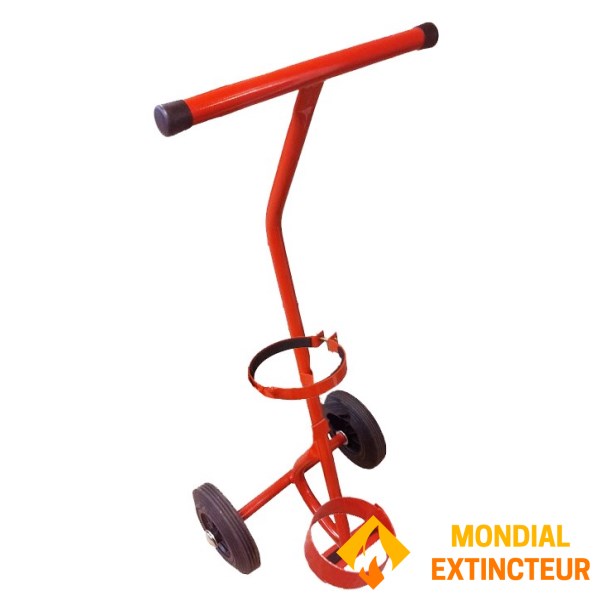Carrello porta estintori per 1 estintore (6/9 kg)