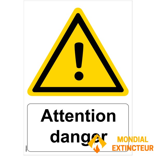 Cartello "di avvertimento" - PVC A5