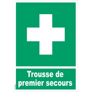 Cartello "kit di pronto soccorso" - PVC A4