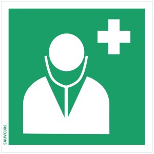 Cartello "medico" - PVC 200x200 mm