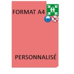Cartello personalizzato - A4 - PVC
