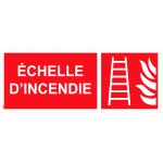 Cartello "scala antincendio" in PVC - 200x80 mm