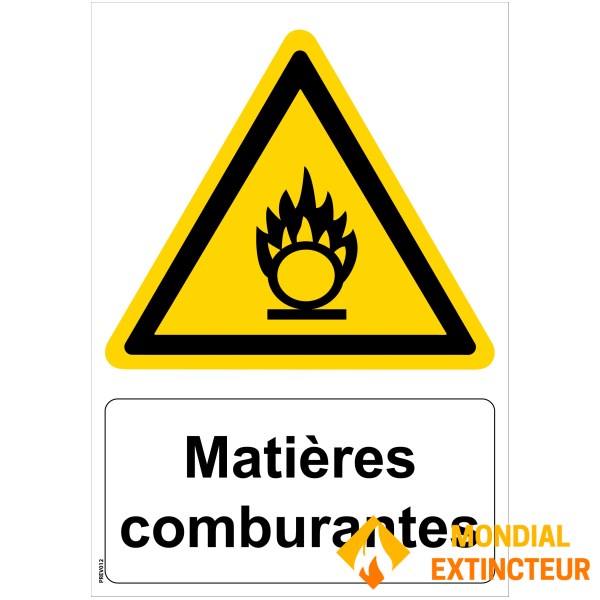 Cartello "sostanze ossidanti" - PVC A4