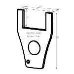 Chiave di reset per sblocco manuale n. 1