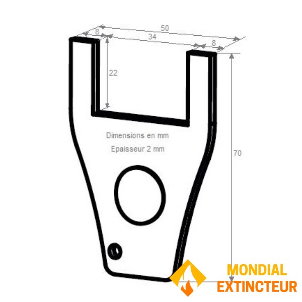Chiave di reset per sblocco manuale n. 1