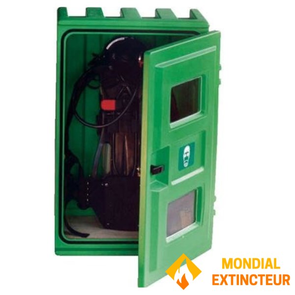 Custodia doppia per autorespiratore - Verde