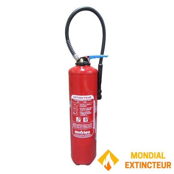 Extincteur 9L Eau + Additif N.F Pression Auxiliaire - ANDRIEU BZ