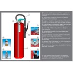 Estintore ABF da 9 litri, marca ANAF - Pressione ausiliaria