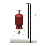 Estintore automatico "a sprinkler" a pendolo 6 Kg con polvere