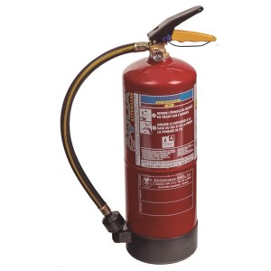 Estintore a batteria speciale da 6 litri al LITIO classe "A" con supporto
