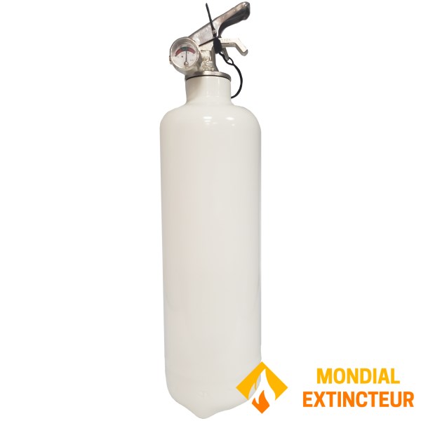 Estintore "originale" a polvere ABC bianca, capacità 1 kg