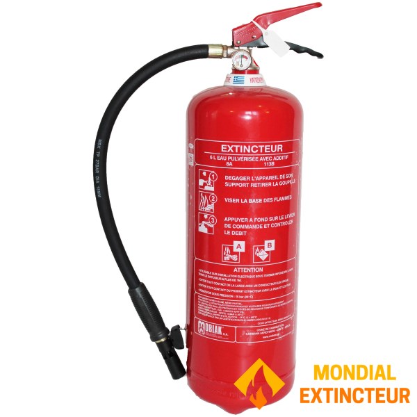 Estintore a spruzzo d'acqua da 9 litri con additivo - STOCK 2014
