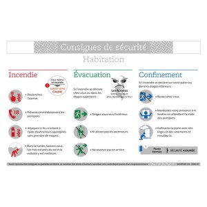 Istruzioni di sicurezza "Istruzioni di sicurezza per la casa" - formato A4