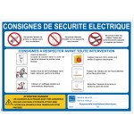 Istruzioni per la sicurezza elettrica - formato A4