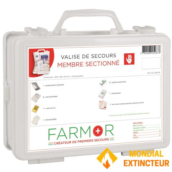 Kit di pronto soccorso "Arto reciso"