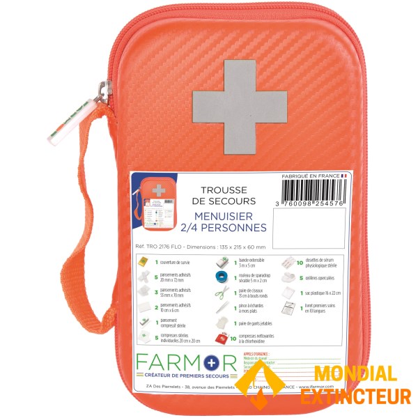 Kit di pronto soccorso per falegnami - 2/4 persone