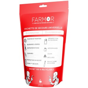 Kit di pronto soccorso per 1/5 persone