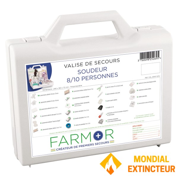 Kit di pronto soccorso per saldatori da 8/10 persone