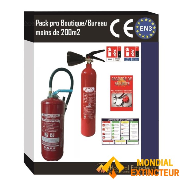 Kit di sicurezza per uffici sotto i 200 M² - Pressione ausiliaria