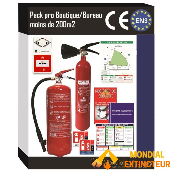 Kit speciale completo per ufficio con allarme tipo 4 - 200 m² - Francia