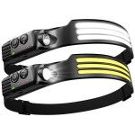 Lampada frontale a LED ricaricabile - 3000 lumen