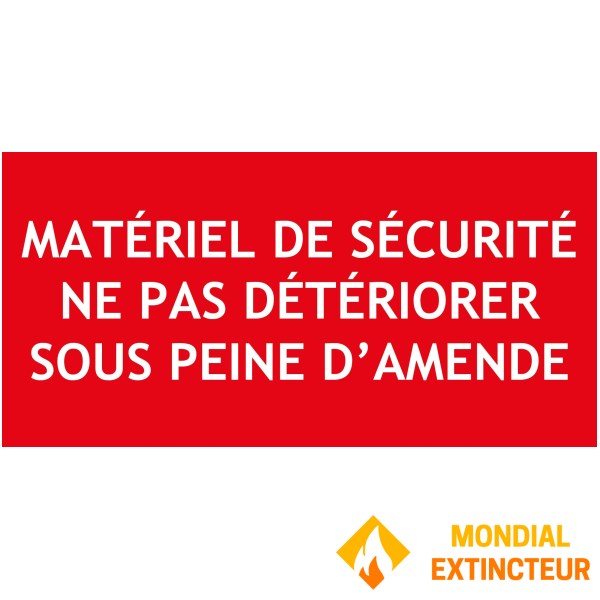 "MATERIALE DI SICUREZZA NON DISTURBARE" PVC 200 X 100 mm