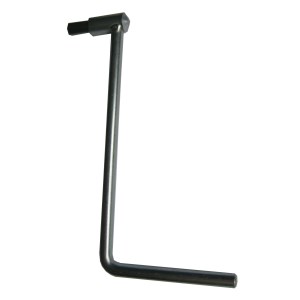 Manovella di estrazione fumi 117 mm maschio