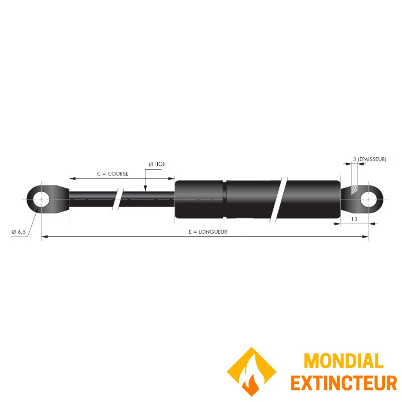 MOLLA A GAS MM.180: Molle A Gas / MOLLA A GAS MM.180 UFLEX | Mondo Mare Nautica Shop - Foto 4