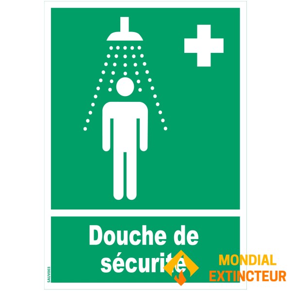 Pannello doccia di sicurezza in PVC - formato A4