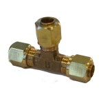 Raccordo "TE" Ø 5 mm con olive imperdibili