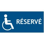 Riservato ai disabili - PMR - Vinile - L.300 x H.150 mm