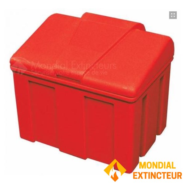 Sabbiera in plastica con coperchio interno ed esterno
