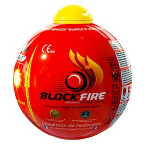 Set di 4 palline estintore Block Fire - "Choc and Start"