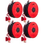 Set di 4 tubi flessibili DN 33 - Lunghezza 30 M - MOBIAK - NF