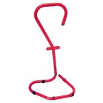 Supporto da pavimento rosso per estintore