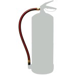 Tubo NOCLEA per estintore a polvere secca da 9 kg