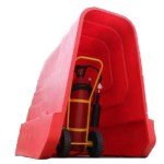 車輪付き消火器用シェルター