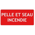 Panneau Pelle et seau incendie