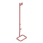 フラッグ付消火器用フロアスタンド
