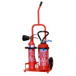 消火器2本用トロリー
