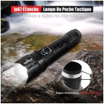 超強力10,000ルーメン充電式防水LEDトーチ